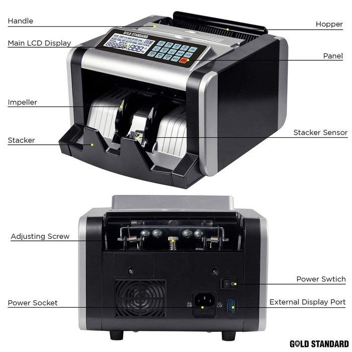 Goldstandard USA Currency Cash Note Counting Machine 3006 | Dr Trust.