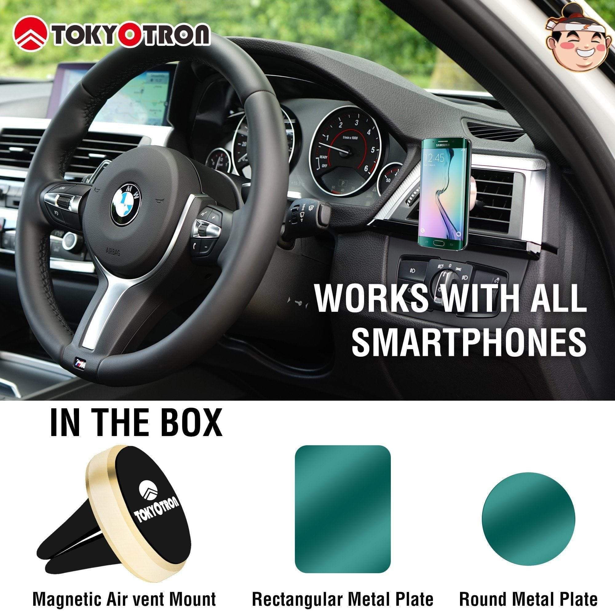 Tokyotron Car Mobile Holder Magnetic Stand | Dr Trust.