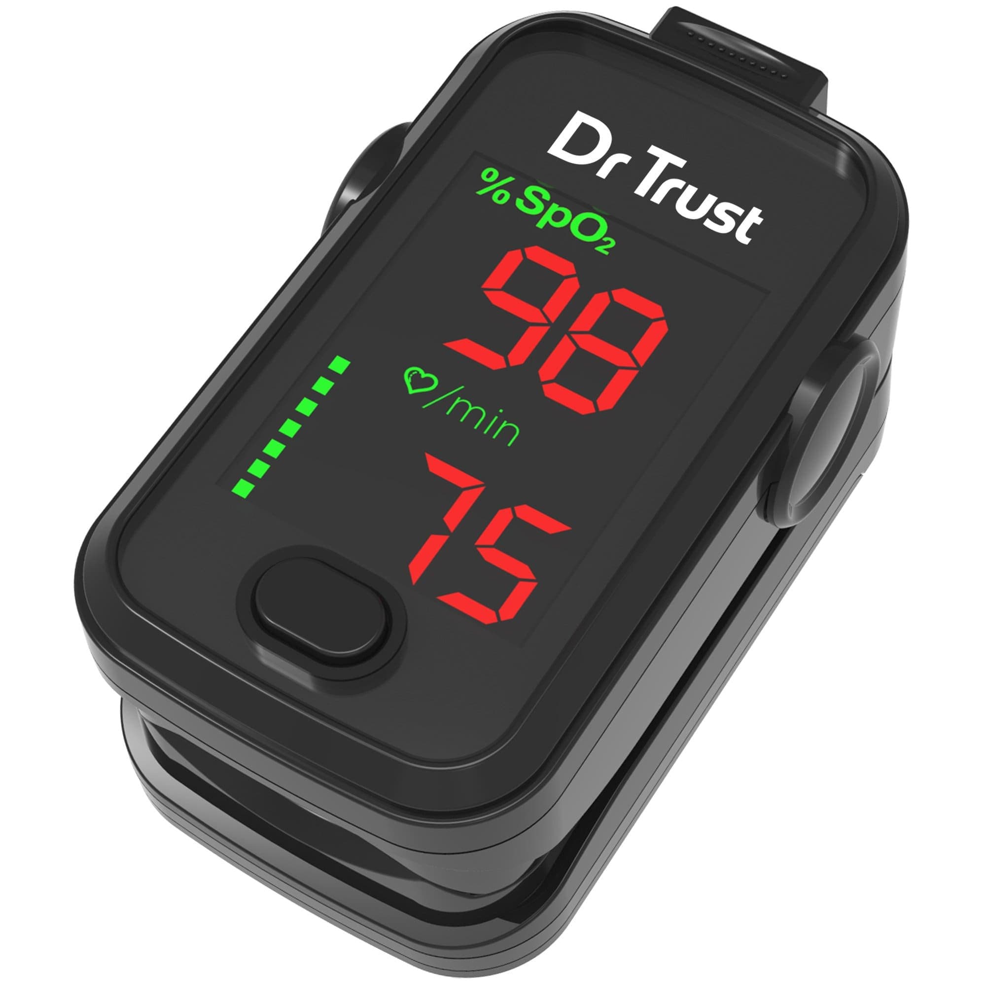 Dr Trust USA Pulse Oximeter 215 (Black) | Dr Trust.