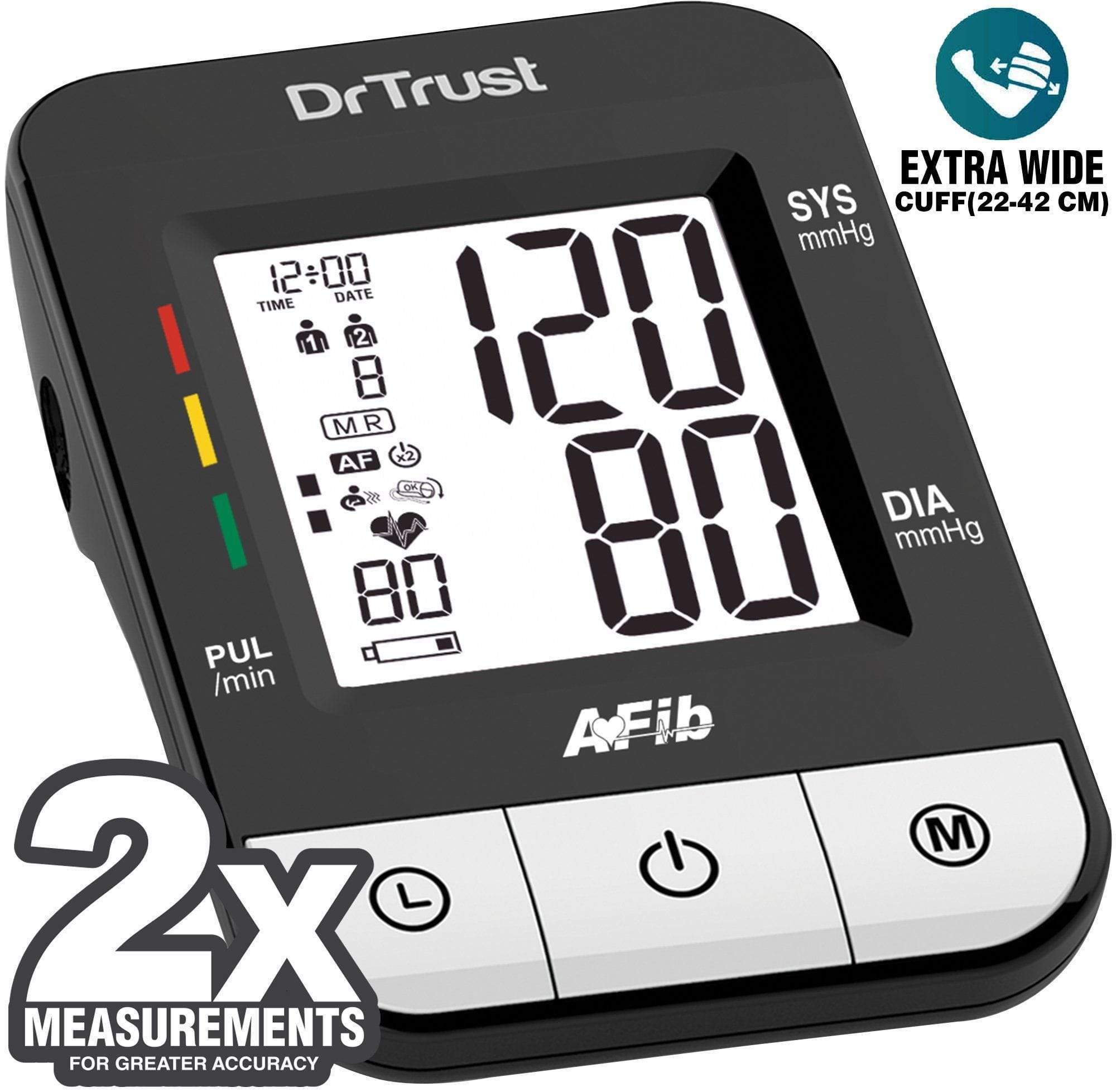 Dr Trust USA Afib iCheck BP Monitor Blood Pressure Machine BP Testing 119 | Dr Trust.
