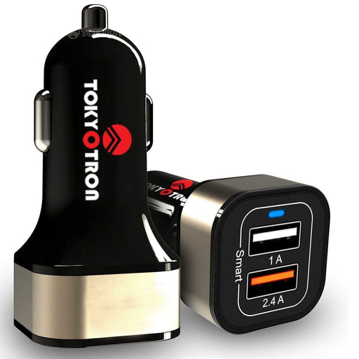 Tokyotron 2 USB Port Car Mobile Fast Charger | Dr Trust.