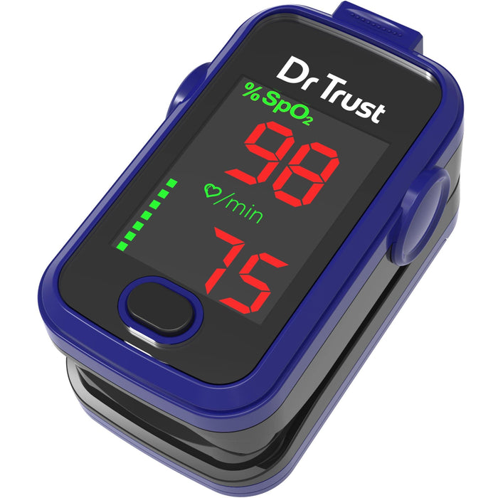 Dr Trust USA Pulse Oximeter 215 (Blue) | Dr Trust.
