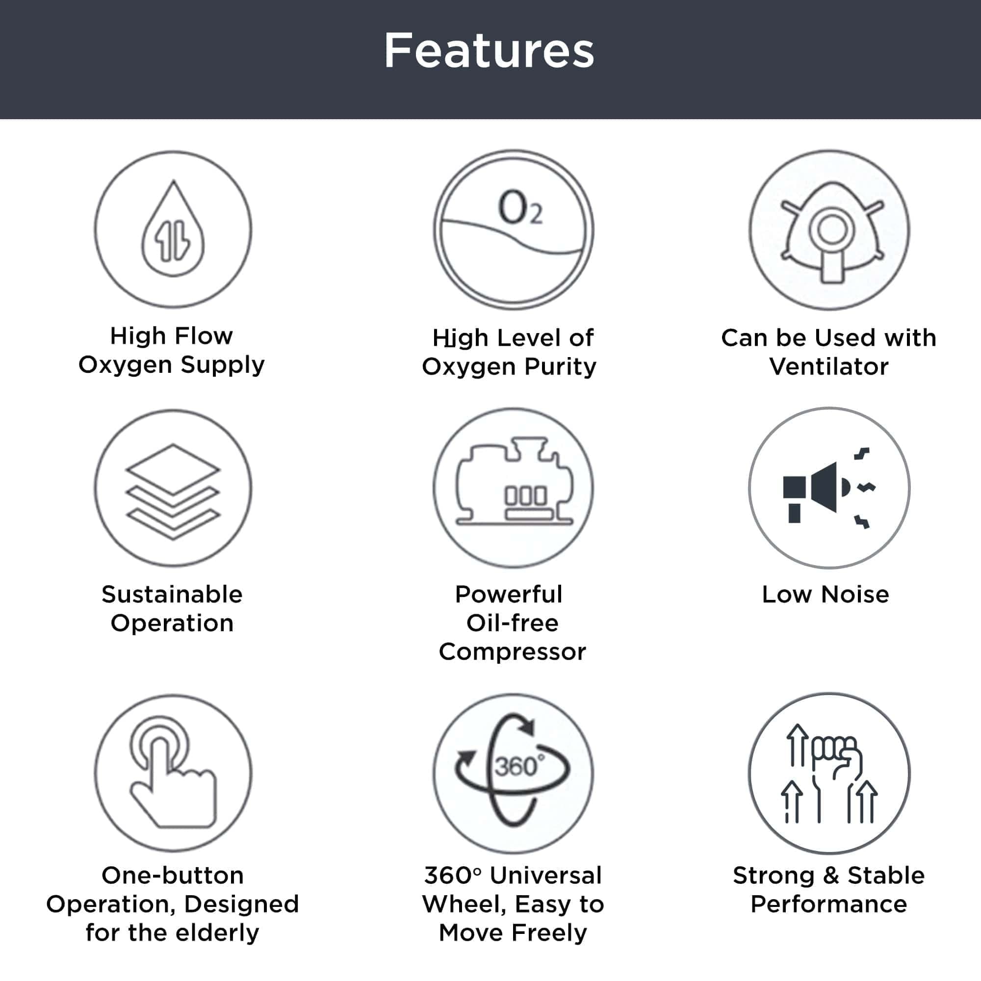 Dr Trust USA 10 liter Oxygen Concentrator 1103 | Dr Trust.