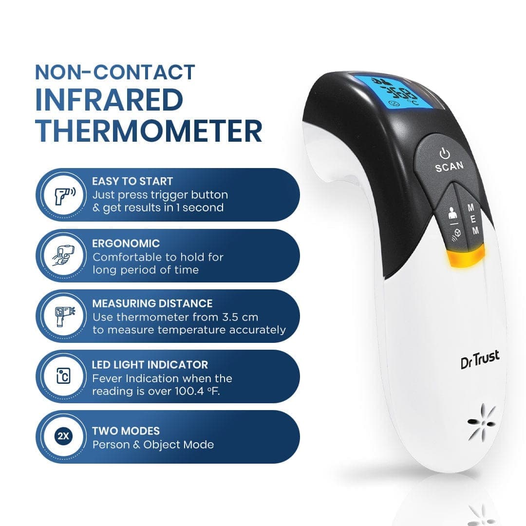 Dr Trust USA t3 Dr Trust USA IR Non Contact Infrared Thermometer 611