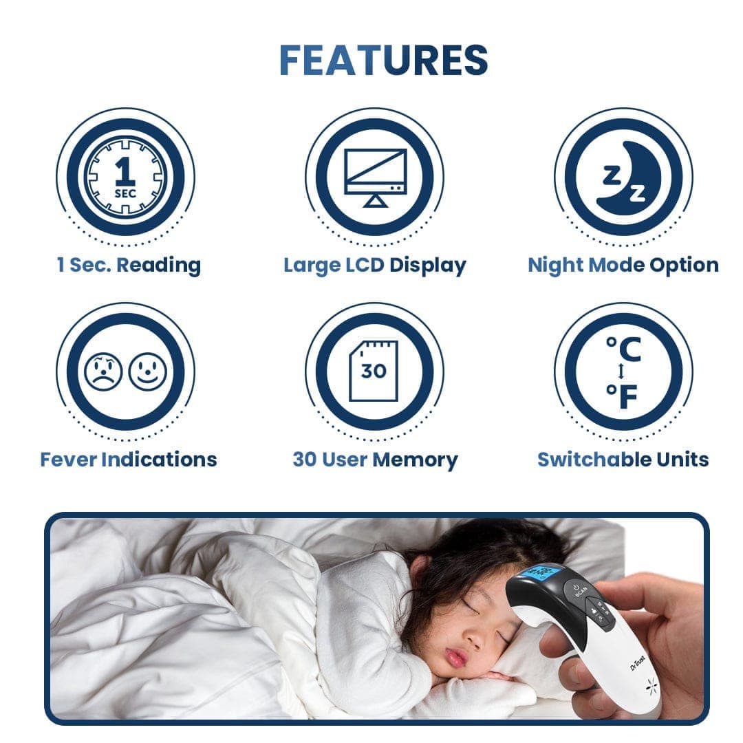 Dr Trust USA t3 Dr Trust USA IR Non Contact Infrared Thermometer 611