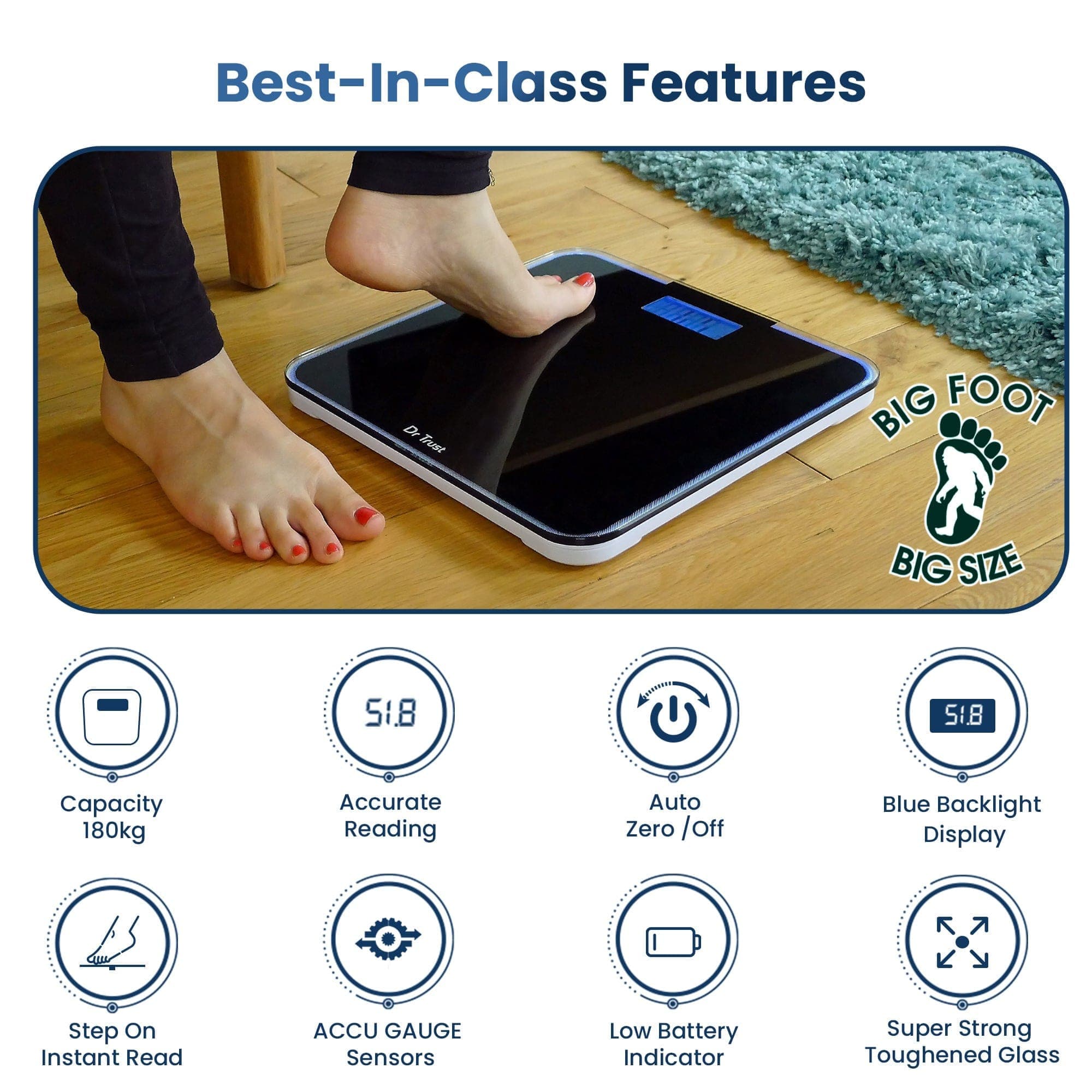 Dr Trust USA Weighing Scale not body fat Dr Trust USA Supernova Digital Personal Scale Weight Machine 507