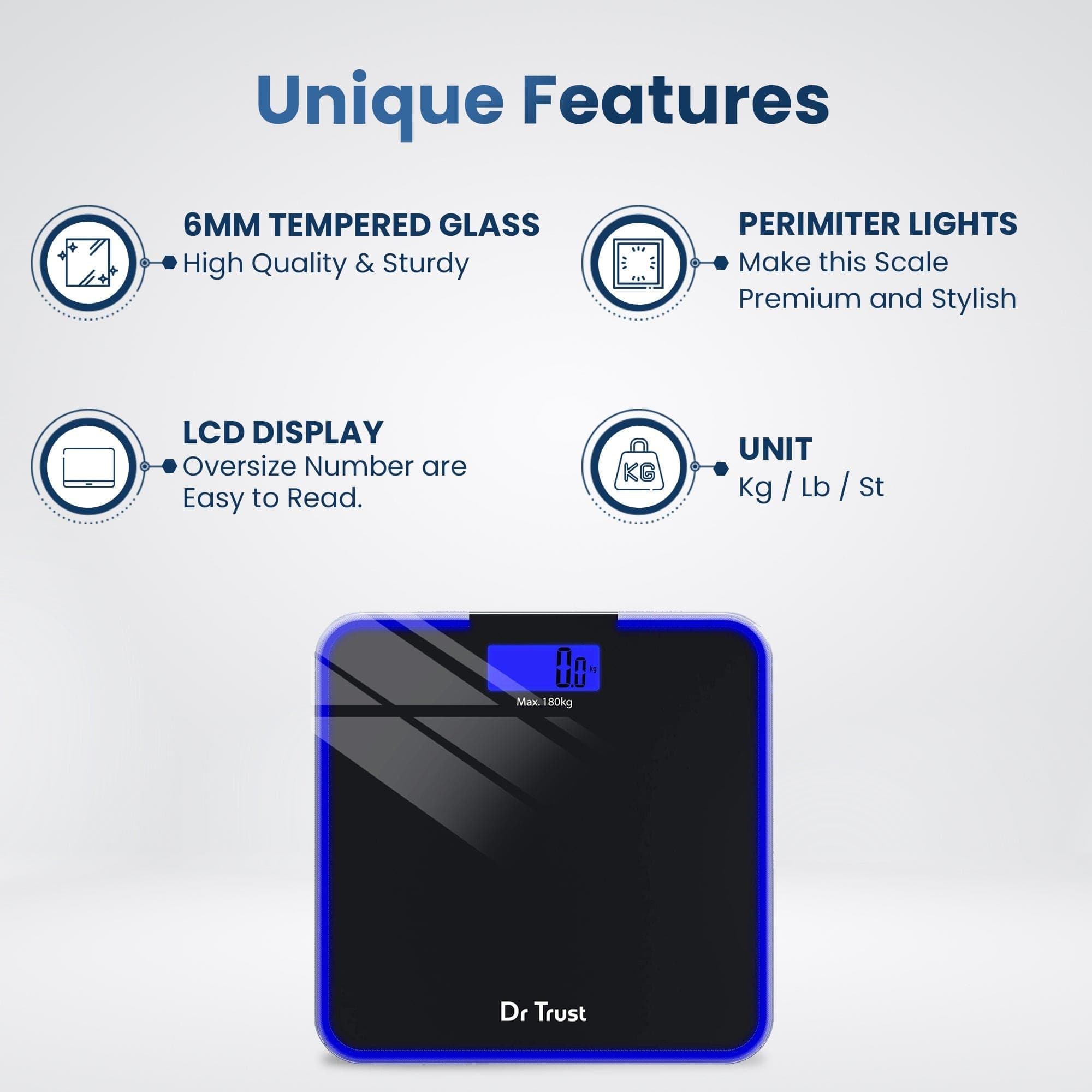 Dr Trust USA Weighing Scale not body fat Dr Trust USA Supernova Digital Personal Scale Weight Machine 507
