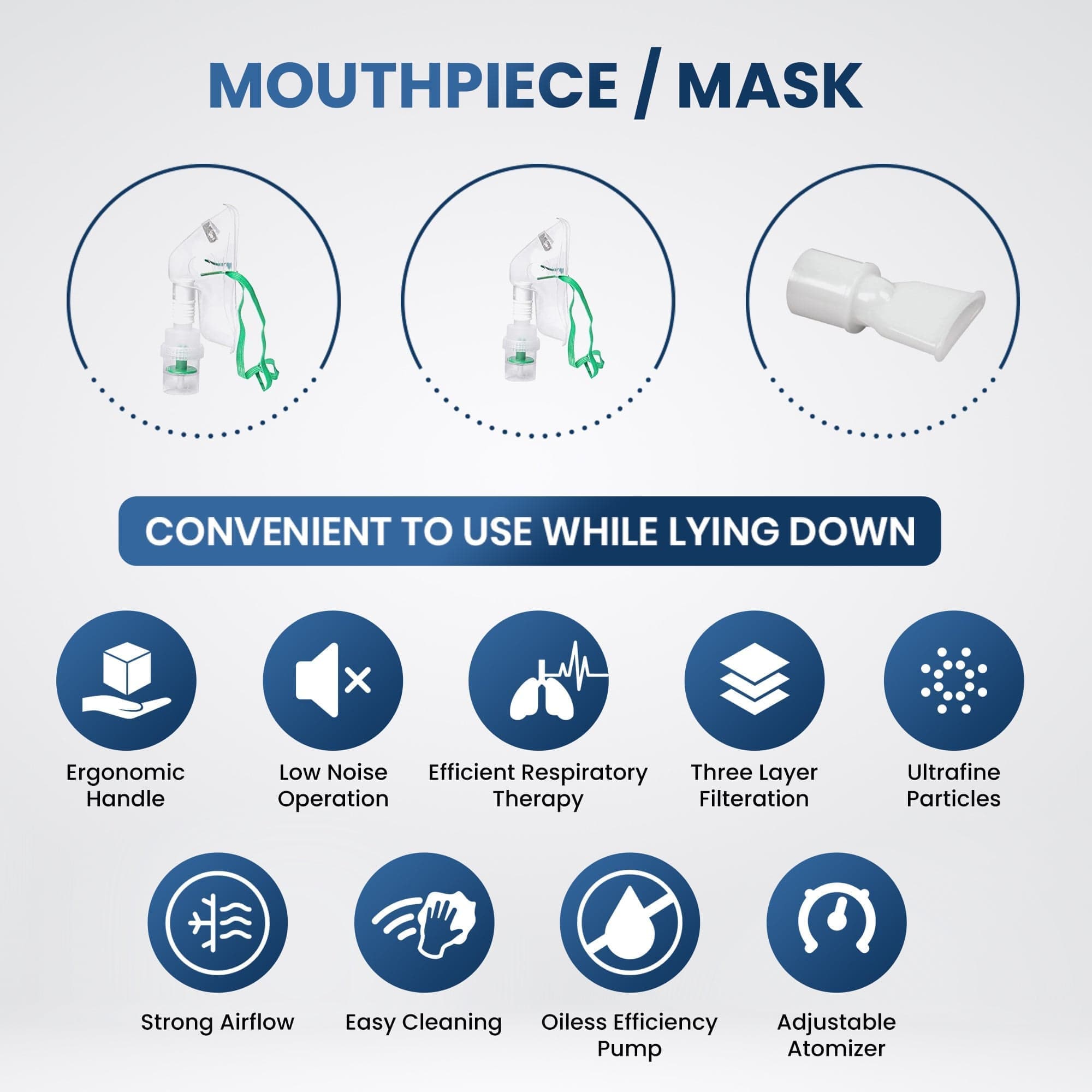 Dr Trust USA Nebulizer Dr Trust USA Piston Compressor Handy Nebulizer 402