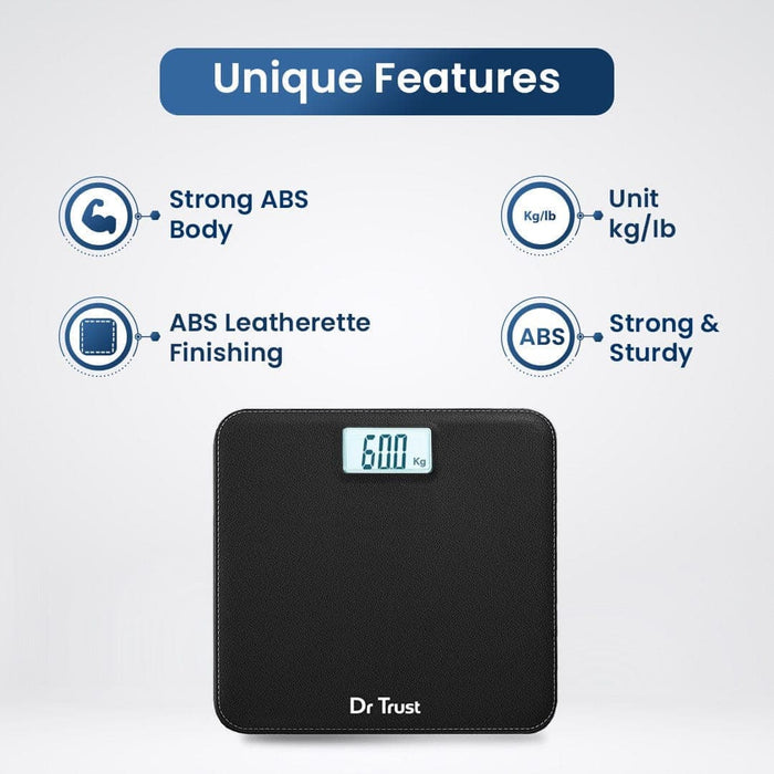 Dr Trust USA Weighing Scale not body fat Dr Trust USA ABS Leather Personal Scale Weighing Machine 506