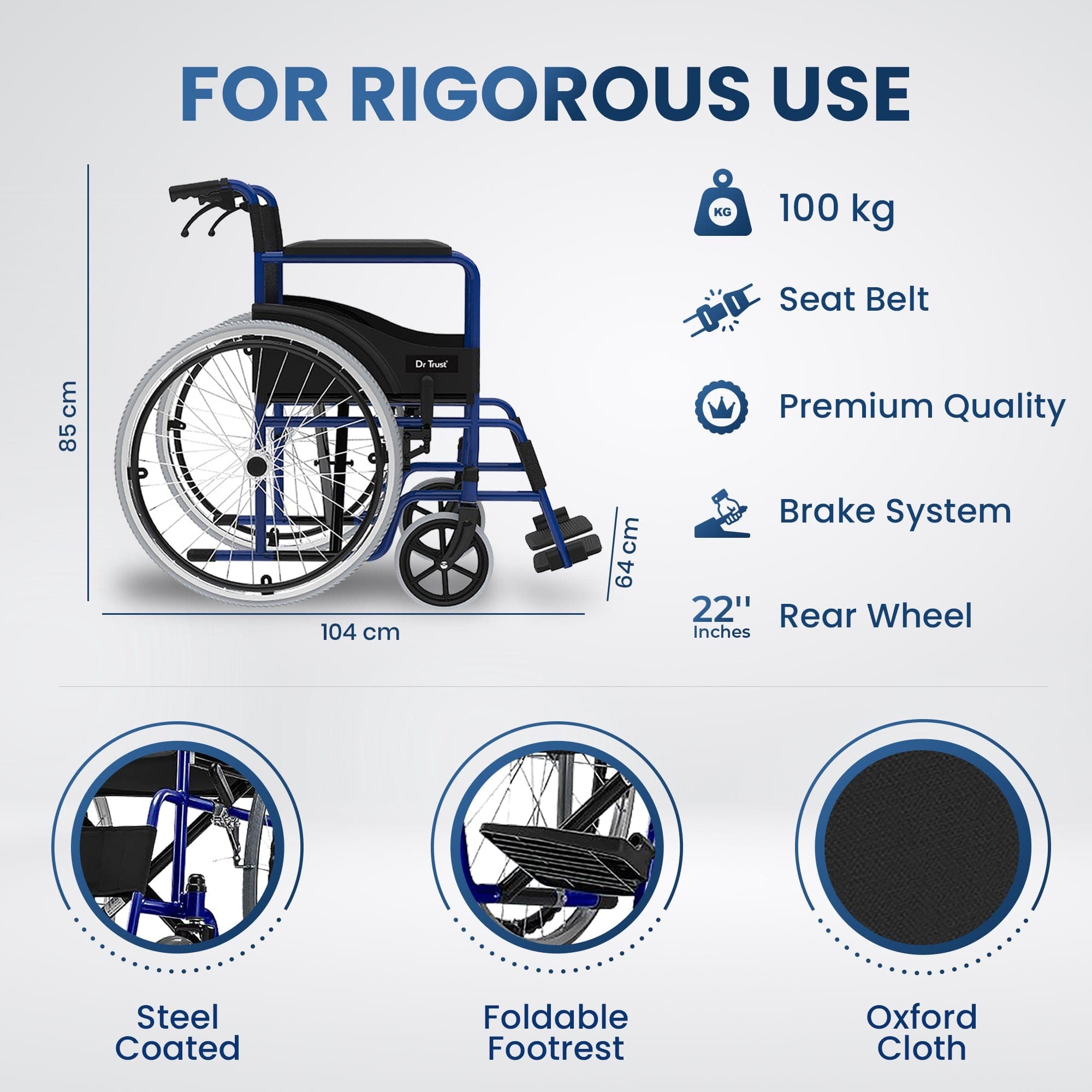 Dr Trust wheelchair Dr Trust USA Wheelchair 342