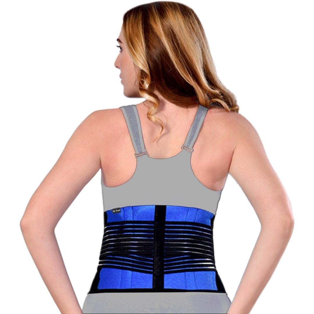 Dr Trust USA Lumbar Support Belt for Back Pain Relief, Orthopedic  Adjustable Lumbo sacral Spine Strain Belt For Backache, Posture Corrector,  Waist
