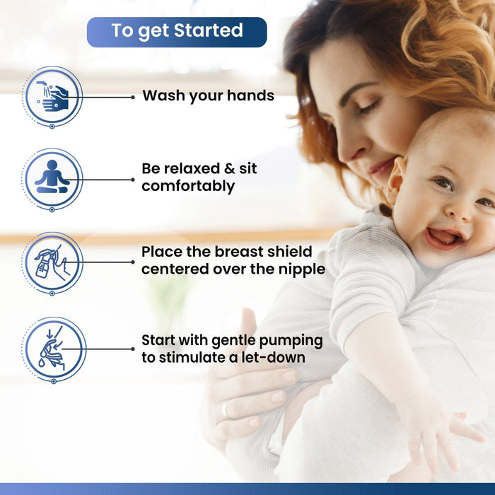 Dr Trust USA Breast Pump Dr Trust USA Manual Breast Pump for Baby Feeding 6001