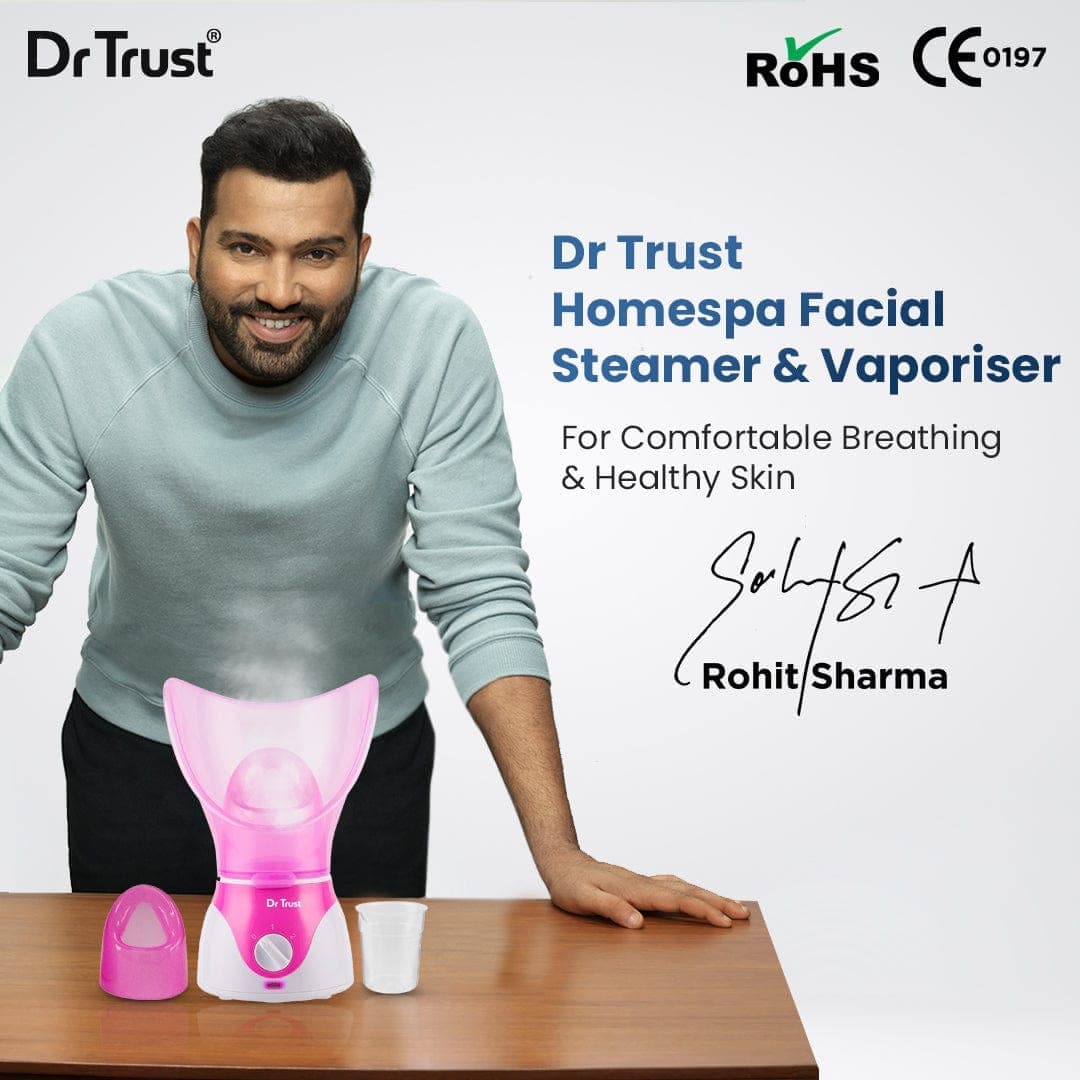 Dr Trust USA facial Steamer Dr Trust USA Home Spa Face Steam Vaporizer (Pink) 901