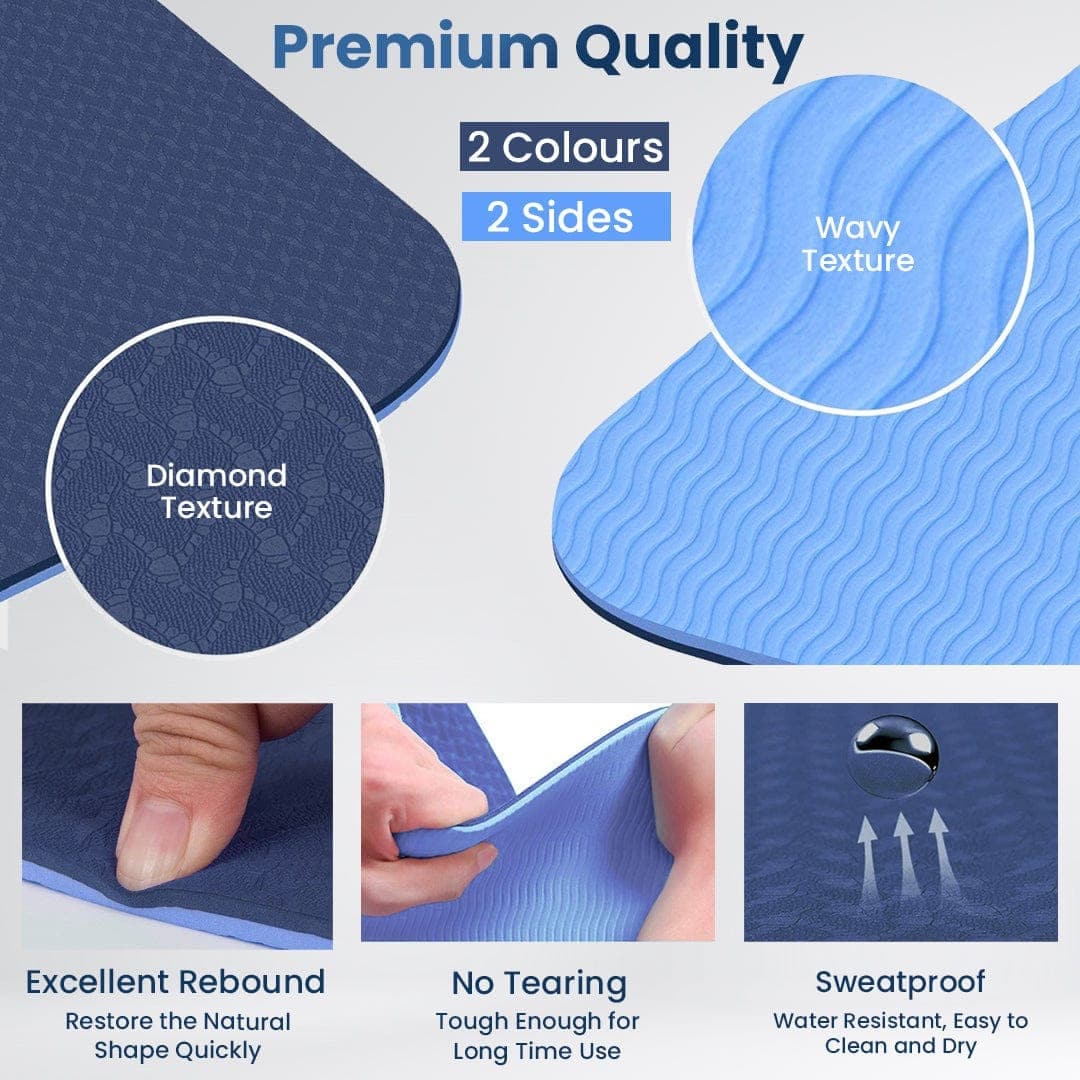 Dr Trust USA Mats Dr Trust USA Premium Luxfoam TPE Yoga & Exercise Mat 317