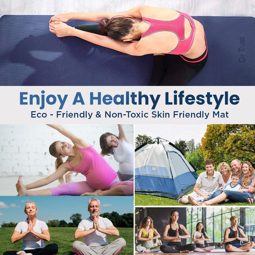 Dr Trust USA Mats Dr Trust USA Premium Luxfoam TPE Yoga & Exercise Mat 317