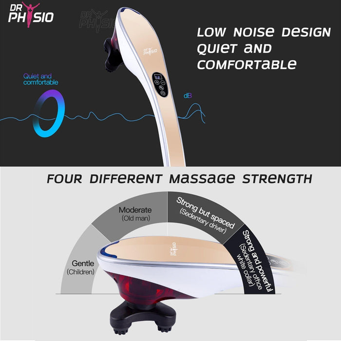 Dr Physio USA Hammer Pro Body Massager Machine (Golden) 1006 | Dr Trust.