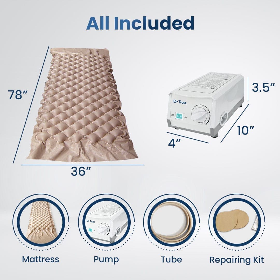 Dr Trust USA Aerocare Air Mattress & Pump 301
