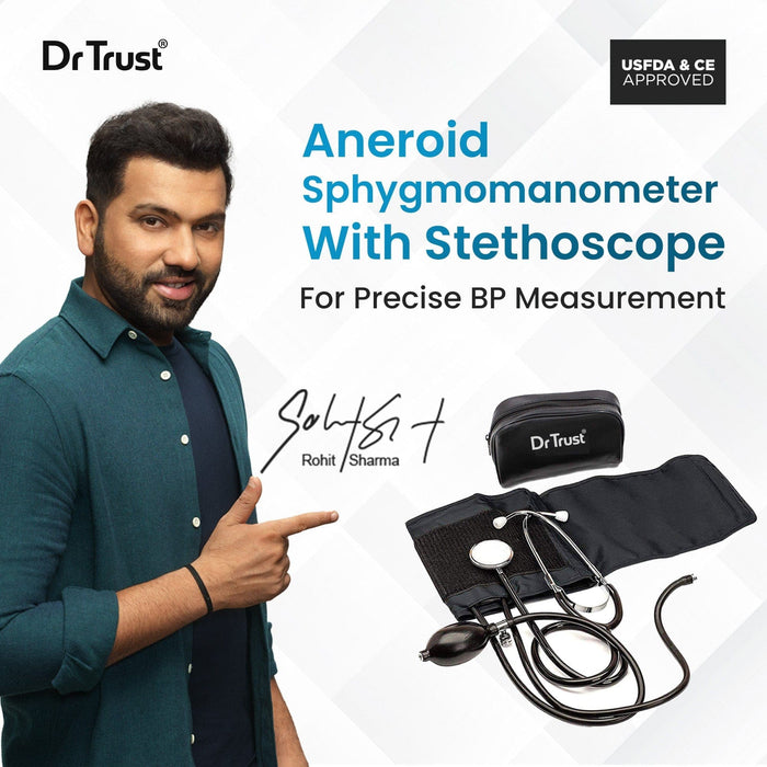 Dr Trust USA Blood Pressure Monitor Dr Trust USA Aneroid Sphygmomanometer With Stethoscope 112