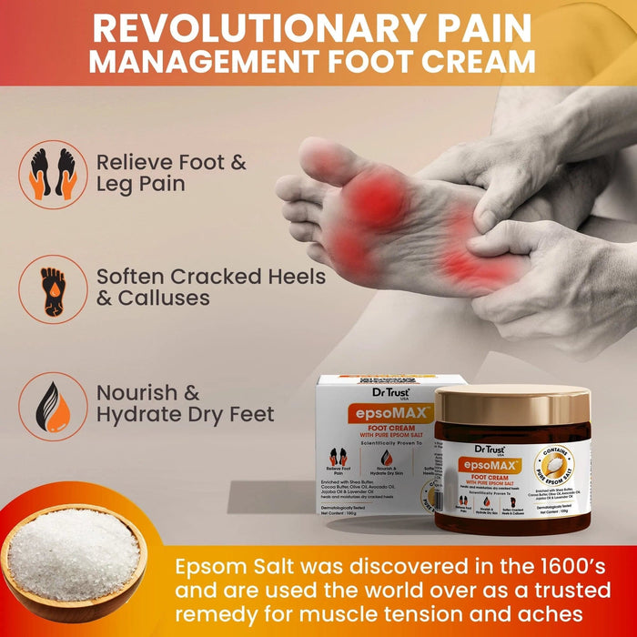 Dr Trust body pain Dr Trust USA Epsomax Foot Cream 1403