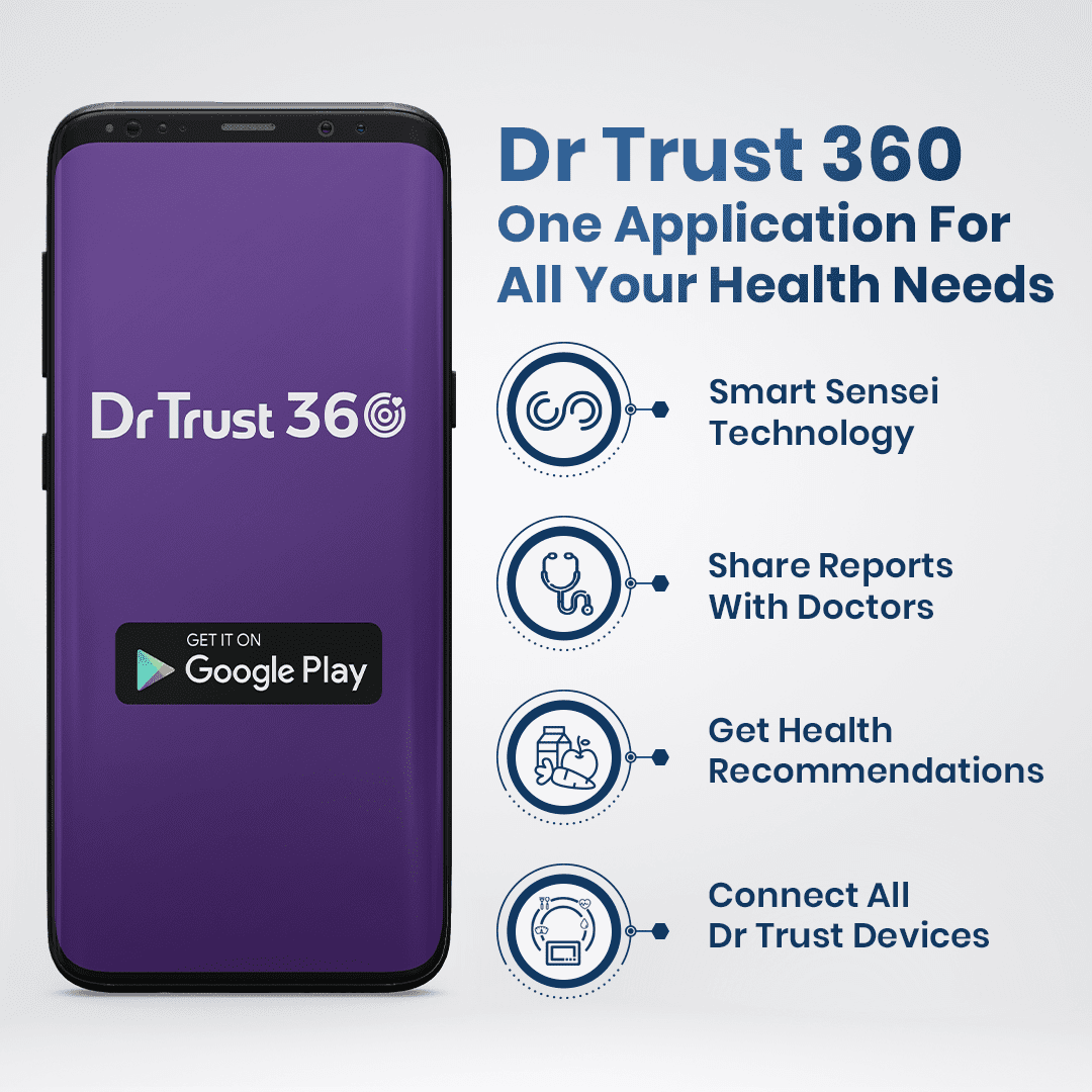 Dr Trust USA Glucometer Dr Trust USA Gold Standard Glucose Monitor Glucometer Sugar Check Testing Machine 9001 with 60 Strips