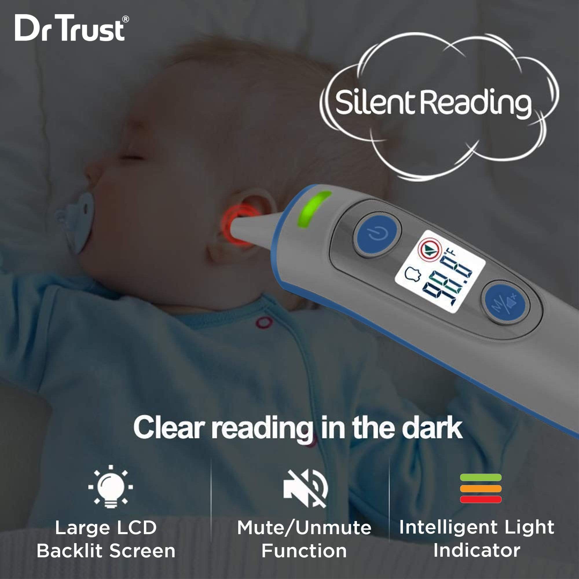 Dr Trust USA Icheck Infrared Thermometer Temperature Gun PRO 601 | Dr Trust.