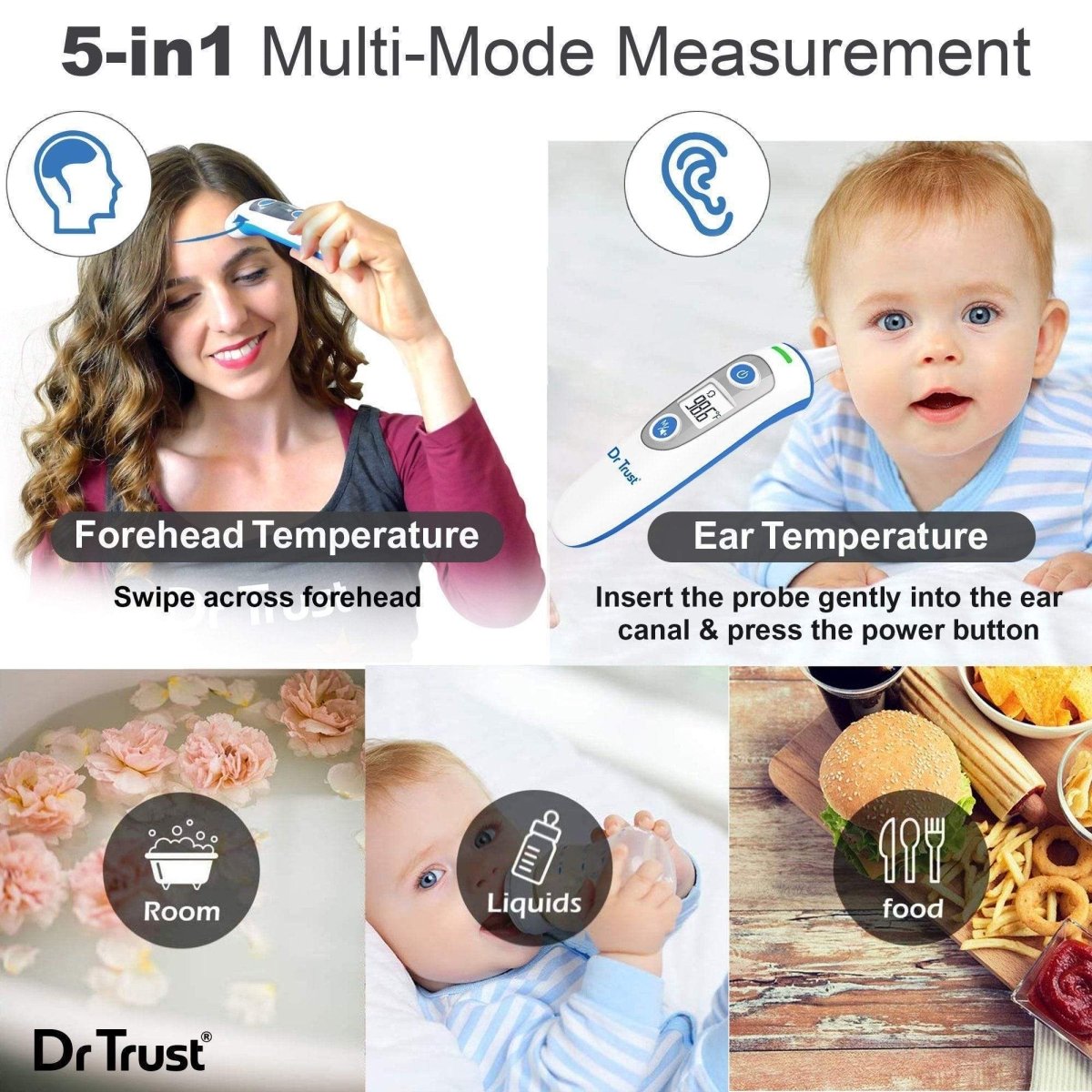 Dr Trust USA Icheck Infrared Thermometer Gun PRO 601