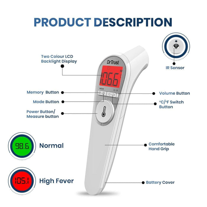 Dr Trust USA t3 Dr Trust USA Infrared Thermometer 615