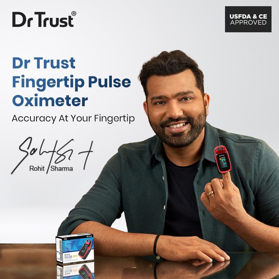 Dr Trust USA Professional Series Finger Tip Pulse Oximeter 203 (Red)