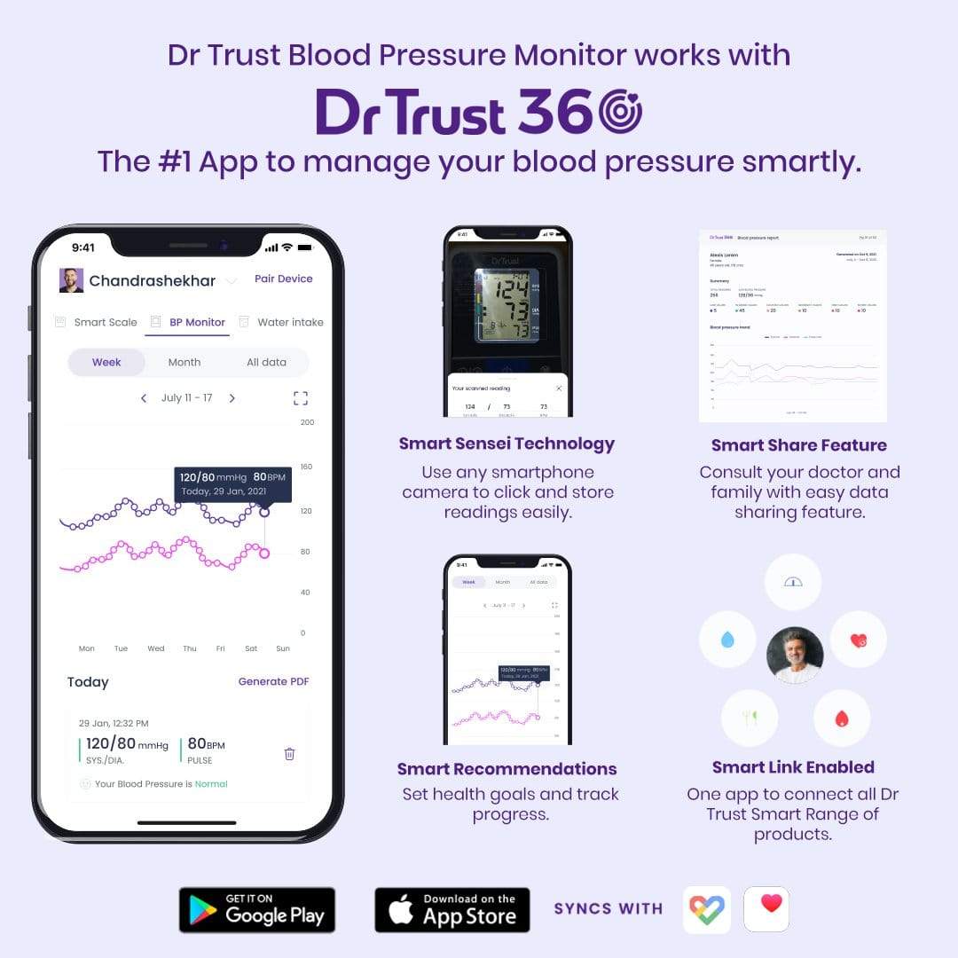 Dr Trust USA Silverline BP Monitor