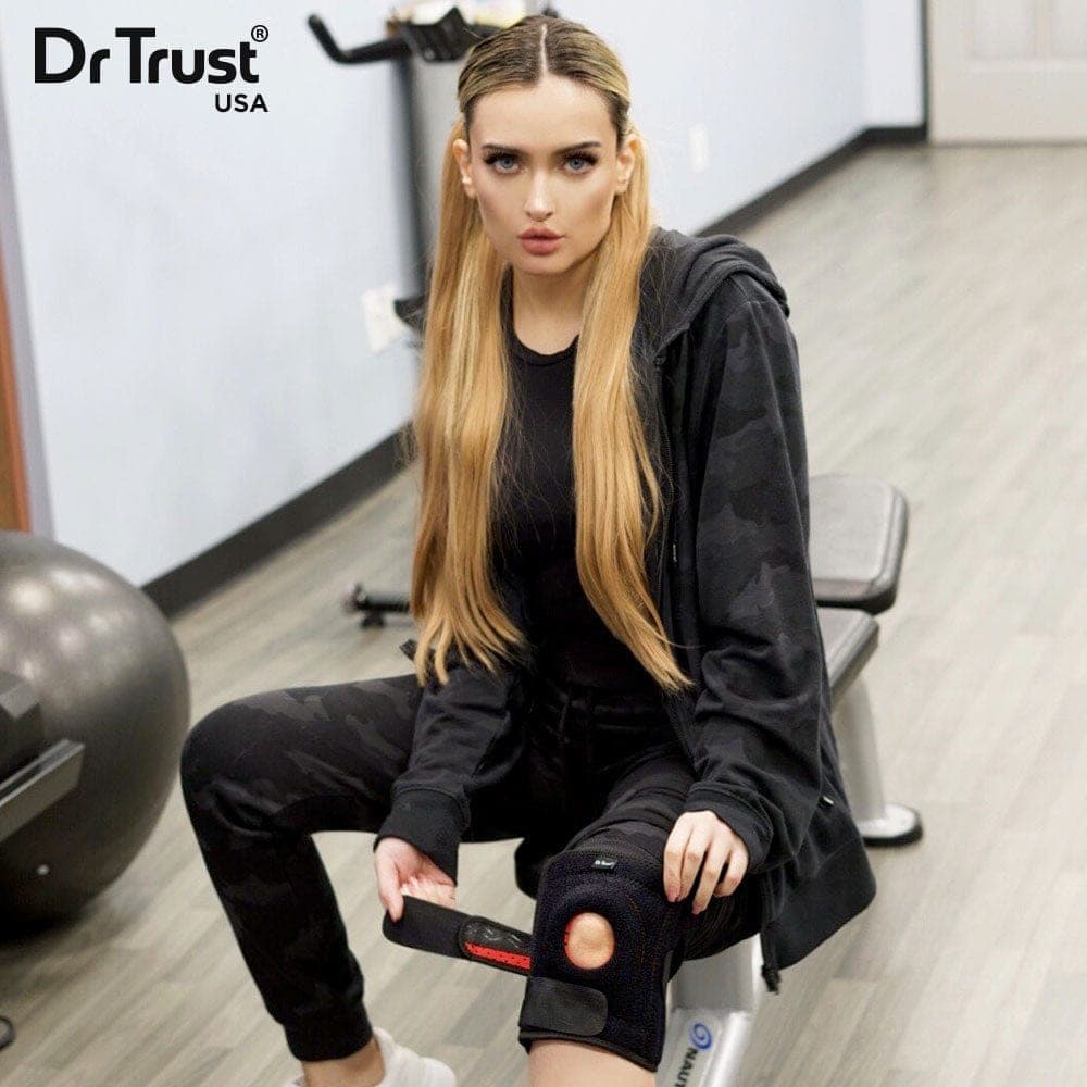 Dr Trust USA Ortho Products Dr Trust USA Spring Knee Protector Outdoor Sports 334 Free Size