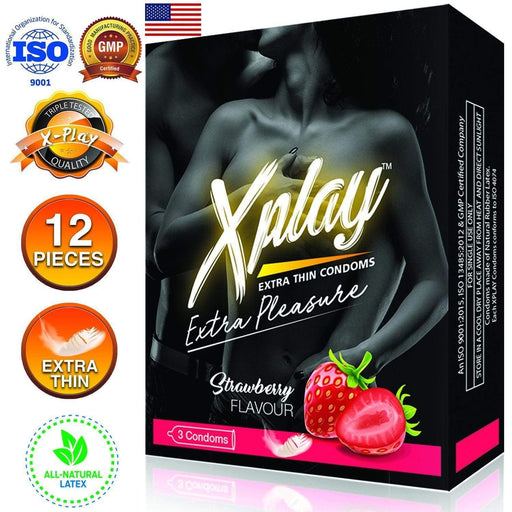 Dr Trust USA Xplay Extra thin Condoms (Strawberry) | Dr Trust.