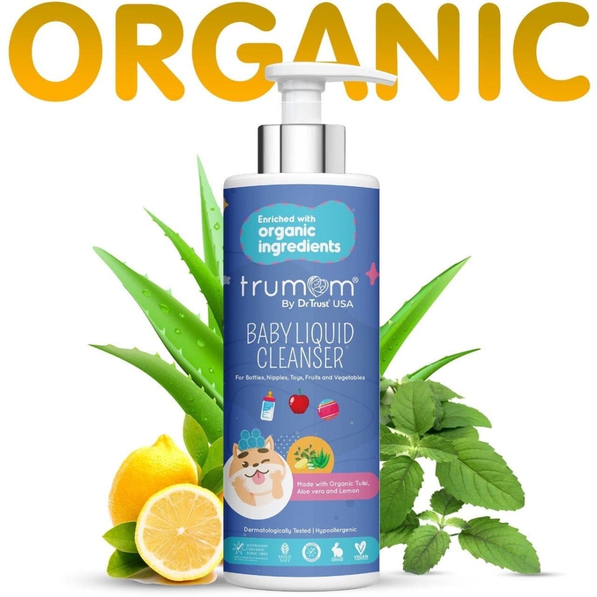 Trumom USA ORGANIC Baby Bottle Cleaner Liquid 2012 (500 ml)